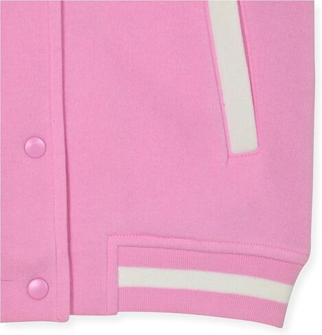 Hello Kitty Girls Varsity Button Front Letterman Bomber Jacket for Kids in Saudi Arabia