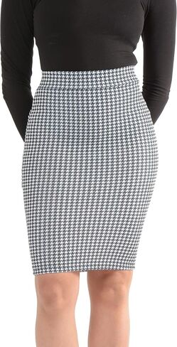 Print High Elasticated Waist Pencil Bodycon Skirt Size 4-18 in Saudi Arabia