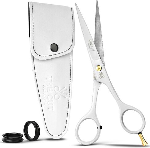 The Cut Factory- Hair Scissors and Barber Scissors Professional- 6 iches Finest Stainless Steel Hair Cutting Scissors with Smooth Razor Edge Blades -Use for Salon & Personal Use (Pink) in Saudi Arabia