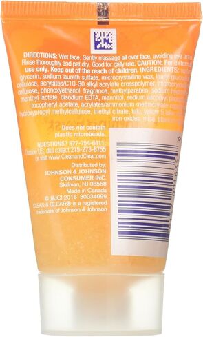 Clean & Clear Morning Burst Facial Scrub Travel Size 1 Oz. (4 Pack) in Saudi Arabia