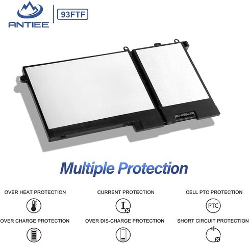 ANTIEE 68Wh GJKNX Laptop Battery Replacement for Dell Latitude 5480 5580 5280 5288 5290 5488 5490 5491 5495 5590 5591 E5480 E5580 E5590 E5490 Precision 15 3520 3530 GD1JP DY9NT 0DY9NT 5YHR4 451-BBZG in Saudi Arabia