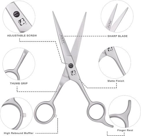 Professional Hair Thinning Scissors 6.5" Stainless Steel Sharp Black, Thinning Shears for Hair Thinning Shears Smooth Salon, Hair Thinning Scissors for Women and Men (Thinning Shears) in Saudi Arabia