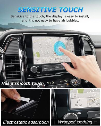 Autorder Custom Fit for Screen Protector 2021 2022 2023 Nissan Rogue S SV Accessories 8-Inch Tempered Glass 9H Navigation Touchscreen Protective Film (NOT for Rogue Sport) in Saudi Arabia