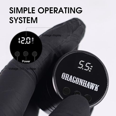 Dragonhawk خرطوشة آلة الوشم عدة القلم الروتاري آلة الوشم خرطوشة الإبر إمدادات الطاقة لفناني الوشم 1013-7 (Atom) in Kuwait