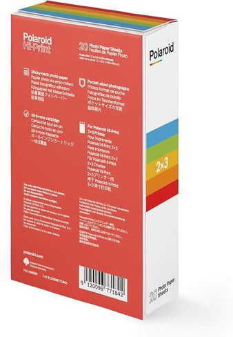 Polaroid Hi-Print Paper - 2x3 Photo Paper Cardridge - 20 Photos (6355) in Saudi Arabia