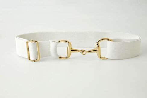 Bhsuioa Equestrian Elastic Belt for Women, Horseback Riding Belts with Bit Snaffle and Surcingle buckle Adjustable Waist Belt in Saudi Arabia