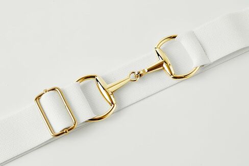 Bhsuioa Equestrian Elastic Belt for Women, Horseback Riding Belts with Bit Snaffle and Surcingle buckle Adjustable Waist Belt in Saudi Arabia