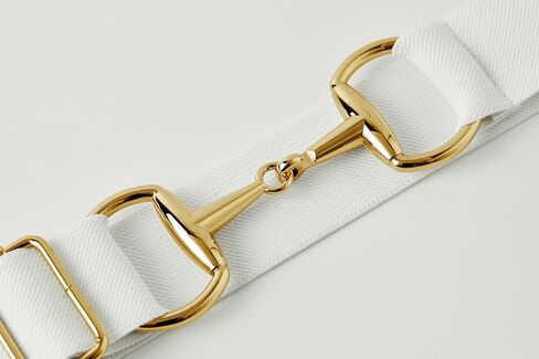 Bhsuioa Equestrian Elastic Belt for Women, Horseback Riding Belts with Bit Snaffle and Surcingle buckle Adjustable Waist Belt in Saudi Arabia