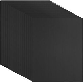 25 PCS Black Foam Board 8x10 Inch, Foam Boards 1/8 Inch Thick Foam Poster Board, [for Presentation Projects, Art Crafts, Poster Making]