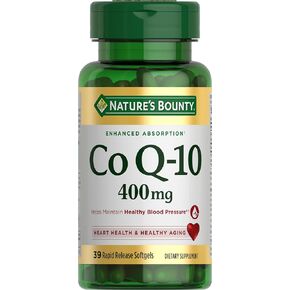 Nature's Bounty CoQ10 , Dietary Supplement, Supports Heart Health, 400mg, 39 Softgels
