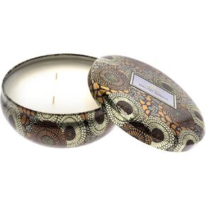 Voluspa 3 Wick Tin Candle - Panjore Lychee for Unisex - 12 oz Candle