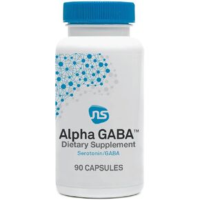 NeuroScience Alpha GABA PM - Sleep Aid with High Dose L-Theanine (400 Milligrams), Melatonin and Valerian (60 Capsules)