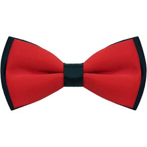 Bow Ties for Men Pre-tied Black Bow Tie for Man Solid Color Bowties Men for Wedding Party Vest Tuxedos Shirts