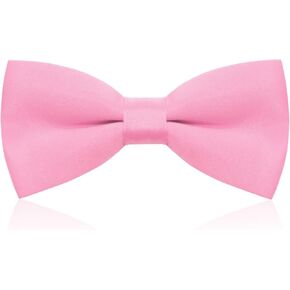 Bow Ties for Men, Pre Tied Bow Tie Solid Color Mens Bow Tie Formal Bowties for Wedding Tuxedo