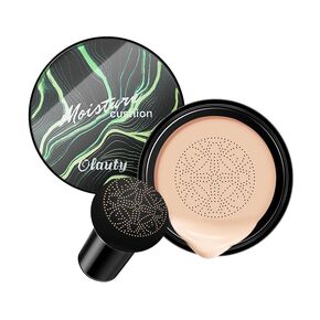 Mushroom Head Air Cushion CC Cream Foundation, Moisturizing BB Cream Nude Long Lasting Matte Concealer Air Heads CC Cream Face Makeup Foundation (Natural)