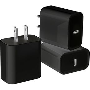 3Pack iPhone 15 Charge Block,USB C Charger,Apple Charger Adapter,Quick Fast Charging PD Adapter Plug 20W Power Delivery Type C Fast Charging Block for iPhone 15/14/13/12/11/X,iPad Pro/Air/Mini/AirPods in Saudi Arabia