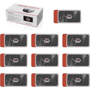 20pcs Radial Tire Patch 3.15" x 2.56", Heavy Duty Tire Repair Patches for Car Truck Bus Tractor Agricultural Vehicles