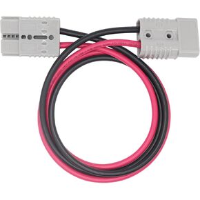 50A Anderson Connector Plug with 6AWG 1.2M Long Cord Battery Quick Jump Starter Connector Electric Forklift Plugs Cables Trailer Energy Storage Power Harnesses