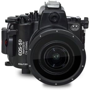 Sea frogs Waterproof Camera Housing Compatible with Canon EOS M50 22MM IPX8 40m/130ft Maximum Diving Depth Underwater Camera Case for Diving, Surfing, Rowing, Skiing