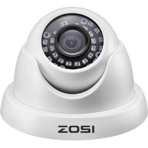 ZOSI 16CH 1080P Home Security Camera System,H.265+ 16Channel 1080P CCTV DVR with 2TB Hard Drive for 24/7 Recording and 8 x 1080p Outdoor Surveillance Cameras,Night Vision,Motion Alerts,Remote Access