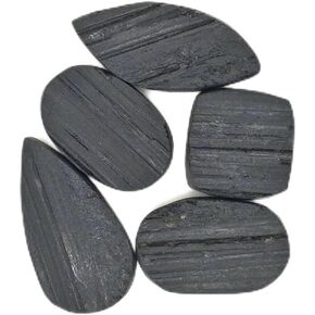 5 Pcs Natural Mix Gemstone Cabochons Mix Shapes, 20-40mm | Wire wrapping Stones