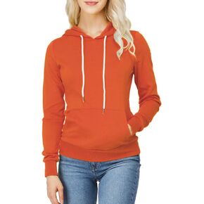 H2H Women's Slim Fit Zip Up & Pullover Hoodie Lightweight Long Sleeve Kangaroo Pocket Basic Casual Sweatshirt in Kuwait