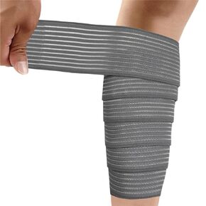 Elastic Calf Compression Bandage Sleeve Wrap for Calf Pain Relief Lower Leg Compression Support Shin Splint Guard Adjustable Plus Size Black Large (Black)