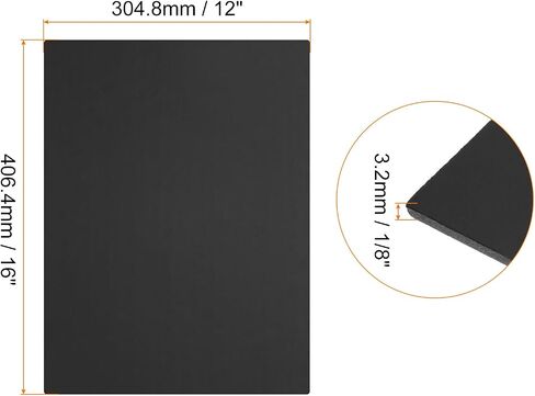 25 PCS Black Foam Board 8x10 Inch, Foam Boards 1/8 Inch Thick Foam Poster Board, [for Presentation Projects, Art Crafts, Poster Making] in Saudi Arabia