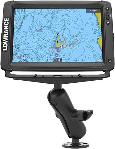RAM Mounts Large Marine Electronics Mount RAM-D-111U with Medium Arm Compatible with Garmin, Lowrance, Humminbird + More in Saudi Arabia