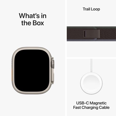 Apple Watch Ultra 2 [GPS + Cellular 49mm] Smartwatch with Rugged Titanium Case & Blue Ocean Band One Size. Fitness Tracker, Precision GPS, Action Button, Bright Retina Display w/AppleCare+ (2 Years) in Saudi Arabia