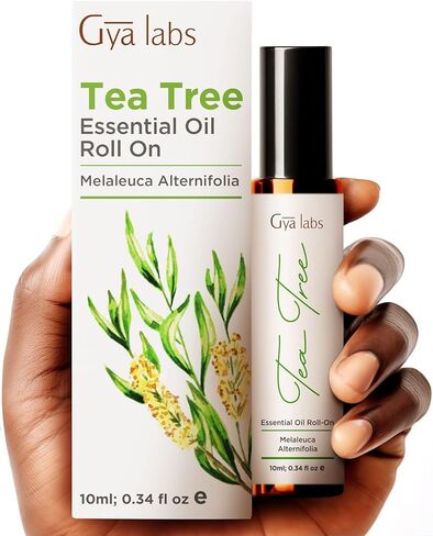 Gya Labs Focus Booster Essential Oil Roll-On - Fresh, Minty Scent Focus Roll On (0.34 fl oz) in Saudi Arabia