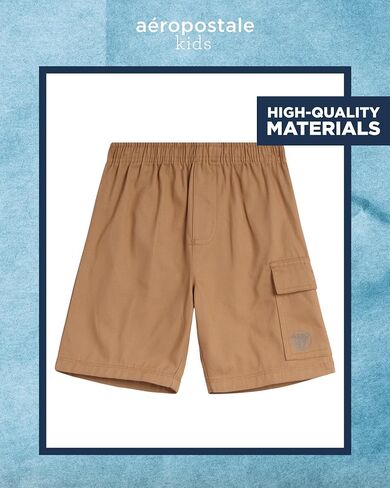 AEROPOSTALE Boys' Shorts Set - 2 Piece Short Sleeve Polo Shirt and Woven Cargo Shorts - Summer Outfit for Boys (4-16) in Saudi Arabia