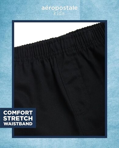AEROPOSTALE Boys' Shorts Set - 2 Piece Short Sleeve Polo Shirt and Woven Cargo Shorts - Summer Outfit for Boys (4-16) in Saudi Arabia