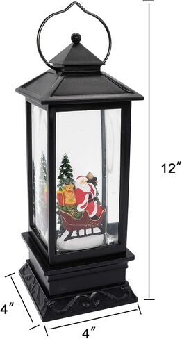 Wondise Halloween Projection Snow Globe with Timer, Battery Operated Spinning Water Glittering Skull Statue Lantern Globe for Halloween Decoration in Saudi Arabia