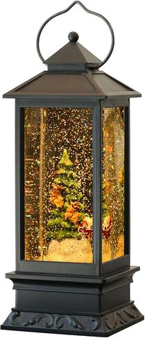 Wondise Halloween Projection Snow Globe with Timer, Battery Operated Spinning Water Glittering Skull Statue Lantern Globe for Halloween Decoration in Saudi Arabia
