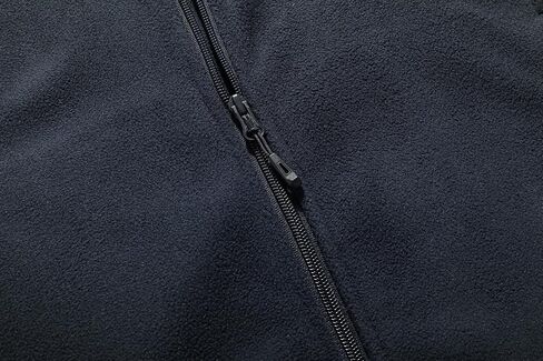 Men's Soft Polar Fleece Jacket with Pockets Lightweight Outdoor Recreation Full Zip Coat in Saudi Arabia