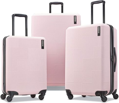 American Tourister Stratum Xlt Expandable Hardside Luggage with Single Spinner Wheels, Mint, 3-Piece Set (20/24/28) in Saudi Arabia