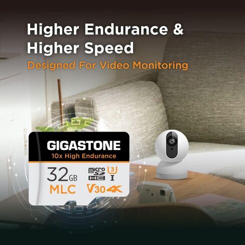 [Gigastone] 256GB Micro SD Card, Camera Plus, GoPro, Action Camera, Sports Camera, High Speed 100MB/s, 4K UHD Video Recording, A1 V30 U3 Class 10, with Adapter in Saudi Arabia