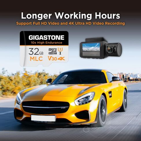 [Gigastone] 256GB Micro SD Card, Camera Plus, GoPro, Action Camera, Sports Camera, High Speed 100MB/s, 4K UHD Video Recording, A1 V30 U3 Class 10, with Adapter in Saudi Arabia