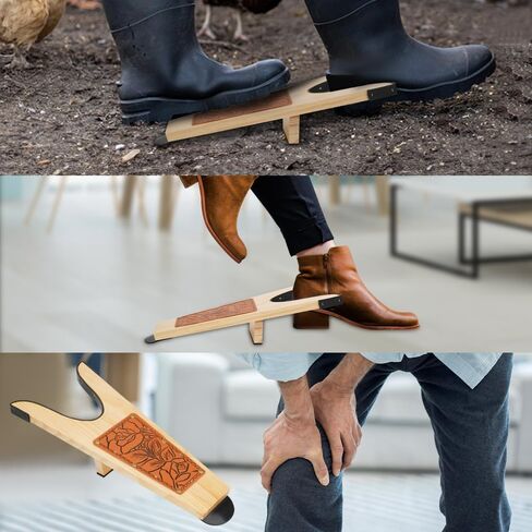 Boot Jack Wooden Boot Remover for Cowboy Boots Easy Boot Puller Perfect Husband Gifts Dad Gifts in Saudi Arabia