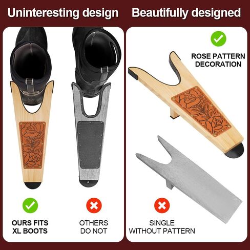 Boot Jack Wooden Boot Remover for Cowboy Boots Easy Boot Puller Perfect Husband Gifts Dad Gifts in Saudi Arabia