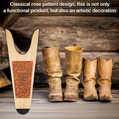 Boot Jack Wooden Boot Remover for Cowboy Boots Easy Boot Puller Perfect Husband Gifts Dad Gifts in Saudi Arabia