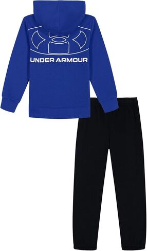 Under Armour boys Long Sleeve Logo Hoodie & Joggers Set in Kuwait