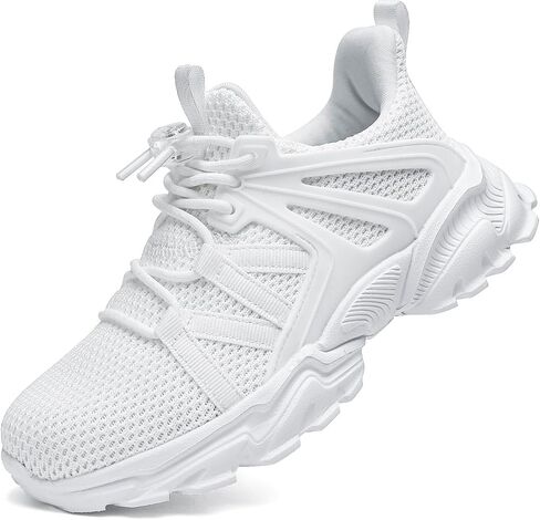 Boys Girls Shoes Kids Sneakers Lightweight Breathable Tennis Athletic Running Shoes for Toddler/Little Kid/Big Kid in Saudi Arabia