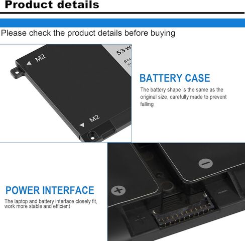 TREE.NB 60Wh F3YGT Replacement Laptop Battery for Dell Latitude 12 7000 7280 7290 13 7380 7390 P29S002 14 7480 7490 P73G002 E7480 E7280 E7290 DM3WC DM6WC 2X39G KG7VF V4940 451-BBYE 453-BBCF in Saudi Arabia