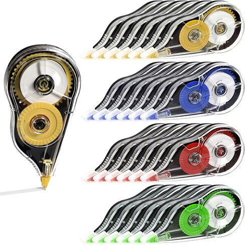 BESARME 4 Pcs White Out Correction Tape Colorful Correction Tape 39.4Ft Each Whiteout Roller Correction Tape Pen for Students Office Supplies in Saudi Arabia