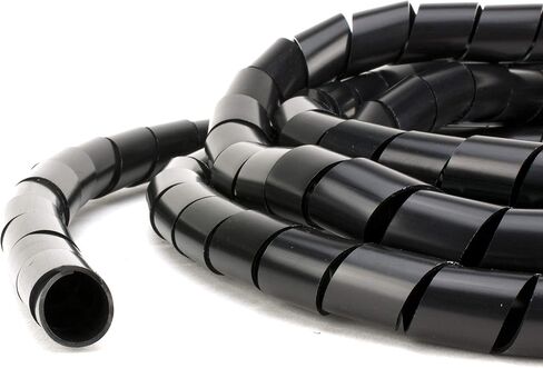 Secure 1/2 Inch Clear Polyethylene Spiral Wrap - 50 Feet in Kuwait