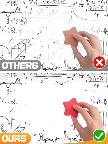 24 pcs Strong Magnetic Whiteboard Erasers - Mini Dry Erase Erasers, Small Chalkboard Cleansers Wiper for Kids and Teachers Classroom Must Haves School Supply Home and Office, Square in Kuwait