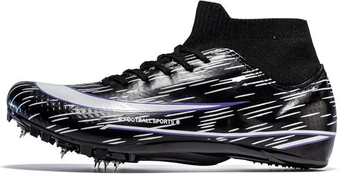 أحذية Track Spikes الرياضية Sprint للرجال أحذية رياضية للتدريب على القفز والسباقات، أحذية رياضية احترافية للمسافات والجري للمسارات والميدان للشباب خفيفة الوزن ومسامية in Kuwait