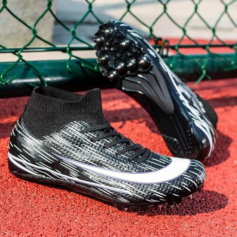أحذية Track Spikes الرياضية Sprint للرجال أحذية رياضية للتدريب على القفز والسباقات، أحذية رياضية احترافية للمسافات والجري للمسارات والميدان للشباب خفيفة الوزن ومسامية in Kuwait